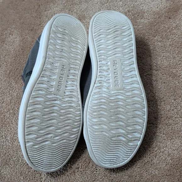 Hey Dude Women's Gray and Pink Shoes - Picture 3 of 5